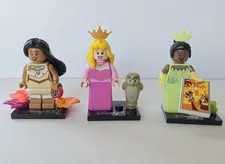 LEGO Aurora / Pocahontas / Tiana Minifigure CMF Series 3 71038 Disney 100 *Lot*