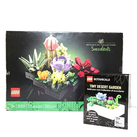 LEGO Botanicals 10309 Succulents & Tiny Desert Garden NEW Sealed Floral Lot