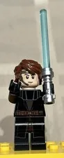 Lego sw0939 Star Wars Anakin Skywalker Pilot Minifigure 75214 Light Saber