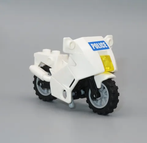 LEGO Motorcycle Police white for minifigures