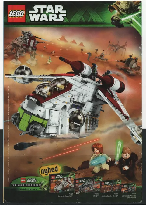 LEGO ADVERTISING INSERTS #  5-1357 #  STAR WARS # 2013 #