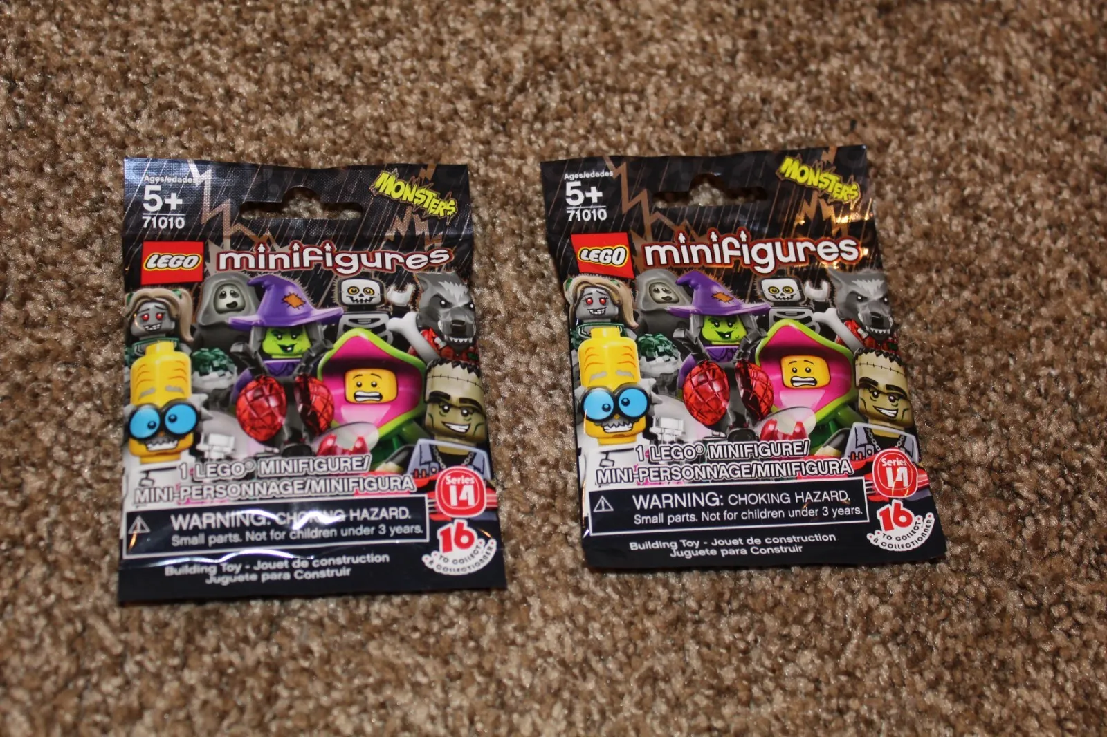 Lego 71010 Minifigures Series 14 Monsters Lot of 2 NEW & SEALED