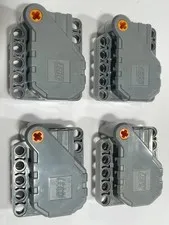 LEGO Lot 4 6x5x3 Pullback Motor Dark Bluish Gray Non Electric 12787c01 Technic