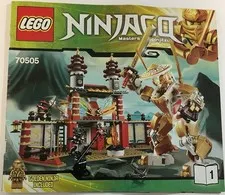 LEGO® NINJAGO Temple of Light 2013 Instruction Manual Set 70505 Book one