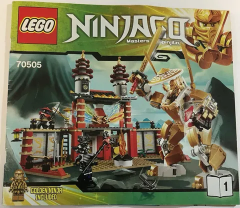 LEGO® NINJAGO Temple of Light 2013 Instruction Manual Set 70505 Book one