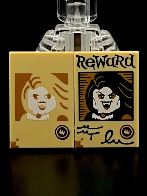 Lego CMF Series 29 Monster Hunter Misprint Minifigure Tile Prototype Error Test
