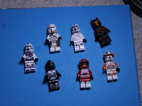 LEGO Star Wars Minifigure lot Clone Trooper, Mandalorian, Commander Cody