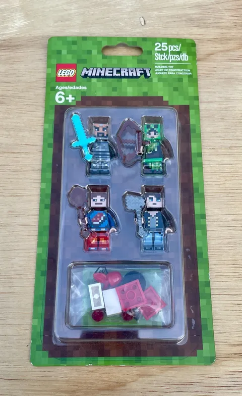 LEGO Minecraft Skin Pack #853609 Complete Set Toys 25pcs Ages 6+ NEW