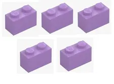 LEGO ® 5x brick 1x2 medium lavender 3004 4623598 brick basic basic brick