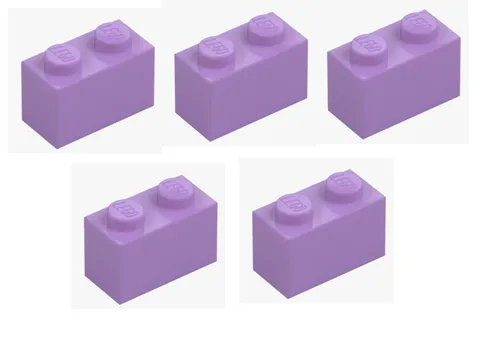 LEGO ® 5x brick 1x2 medium lavender 3004 4623598 brick basic basic brick