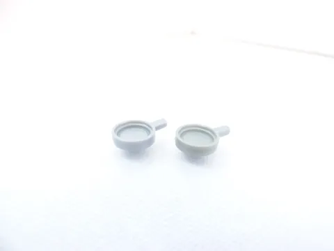 Lego Light  Pearl Gray Frying Pan set of 2 4528