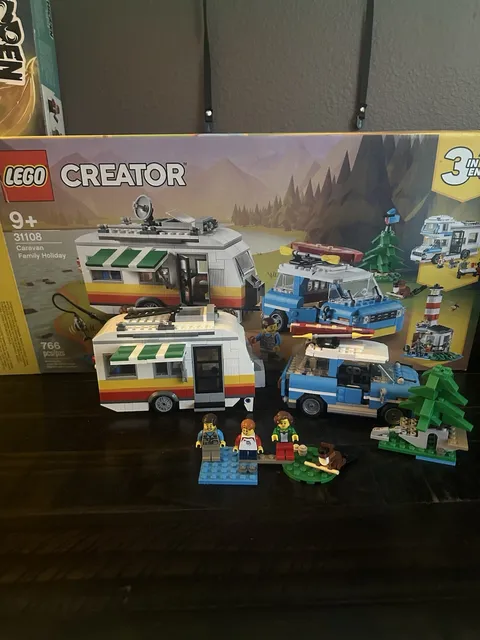 LEGO Creator 3 in 1 Caravan Family Holiday 31108 Complete With Box
