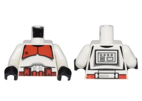Lego Star Wars Shock Trooper Torso (2005) Rare New No cracks Exclusive to 7655-1