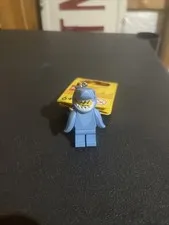 LEGO BLUE SHARK SUIT GUY Minifigure KEYCHAIN/KEYRING  Lego 853666