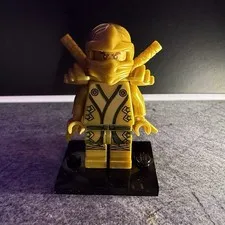 Lego Ninjago Final Battle Lloyd Golden Ninja Minifigure - Excellent Condition
