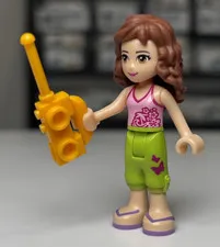 Lego Friends Olivia Mini Doll Minifigure frnd0048 frnd048 30115 Lime Pants Pink