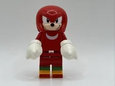 LEGO Knuckles Minifigure (Grin) son016 Sonic the Hedgehog From 77118