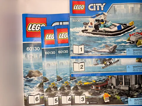 LEGO CITY Police Prison Island 60130 Complete Set 754pcs Age 6-12 No Box