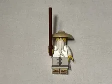 LEGO NINJAGO-Sensei Wu Minifigure With Brown Staff-SET 70612 $21 eBay Value