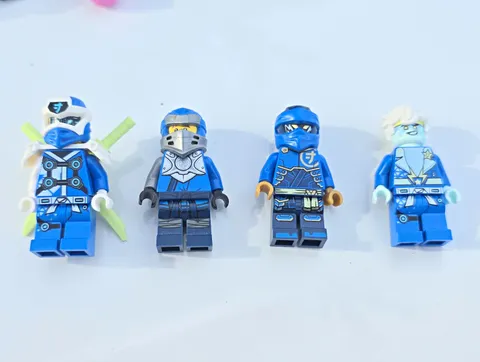 LEGO NINJAGO Minifigure Lot of 4 Jay Zane Lloyd Kai w/ Weapons Polybag 2023
