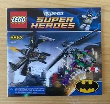 LEGO 6863 DC Super Heroes Batwing Battle Over Gotham City INSTRUCTION MANUAL