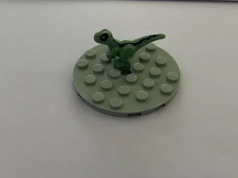 LEGO - Dinosaur Baby Raptor Sand Green - T Rex Dino Jurassic Park Animals Pet
