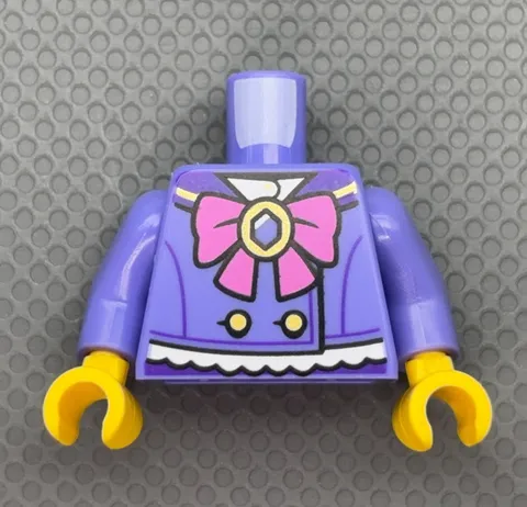 LEGO Minifigure Blue Violet Torso Dark Pink Bow Dark Purple Collar Series 29