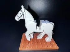 Lego White Horse No Saddle