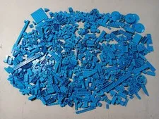 LEGO BULK LOT 980 DARK BLUE AZURE PLATES BRICKS & SPECIALTY PIECES