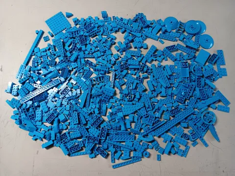 LEGO BULK LOT 980 DARK BLUE AZURE PLATES BRICKS & SPECIALTY PIECES