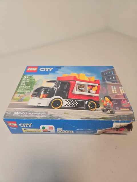 LEGO City Fries Food Truck ONLY - 60488 Pretend Play Building (Box ripped)