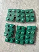 LEGO 3023 Dark Green Plate 1x2 - 21 Pieces