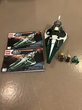 LEGO Star Wars: Saesee Tiin's Jedi Starfighter 9498 100% Complete W/Manuals READ