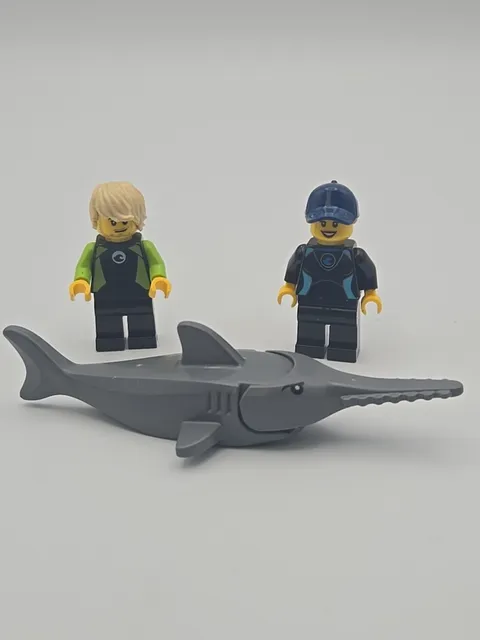 LEGO Town City Harbor Diving Yacht 60221 Minifigures lot Only