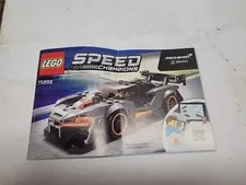 Lego speed champions  instruction book 75892 / me11  r3 d16