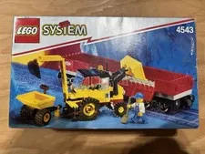 LEGO Trains: Railroad Tractor Flatbed (4543)- Brand New Sealed Box, Box Has Wear