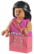 LEGO: Padma Patil Dark Pink Coral Sari (hp260)