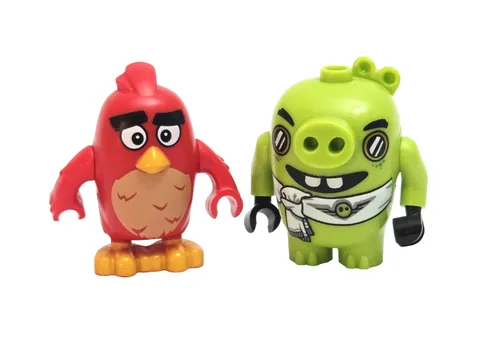 Lego Angry Birds Minifigure Lot - Red & Pilot From Set 75822 Piggy Plane Attack