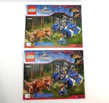Lego JURASSIC WORLD: T. REX TRACKER Instruction Manuals 1 & 2 for Set 75918