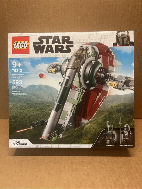 LEGO (75312) Star Wars: Boba Fett's Starship. Sealed/Great Condition! Ships Free