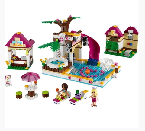 LEGO Friends Heartlake City Pool 41008 423 Pieces Retired Set