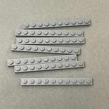 Lego 4477 Dark Gray Replacement Parts Pieces Lot of 7