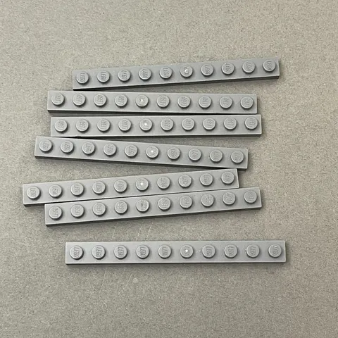 Lego 4477 Dark Gray Replacement Parts Pieces Lot of 7