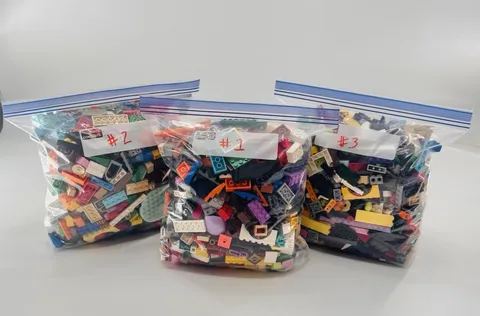 Lego Bricks 3/ 1 Gallon Bags Assorted Random Pieces Building Blocks Kids Learn