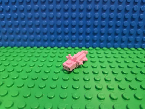 Lego Axolotl Minifigure Pink 21180 21247 Minecraft mineaxolotl02 CMF Lot Retired