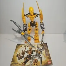 Lego Bionicle Glatorian Legends Mata Nui (8989) 100% Complete Kanohi Ignika