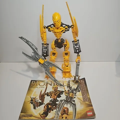 Lego Bionicle Glatorian Legends Mata Nui (8989) 100% Complete Kanohi Ignika