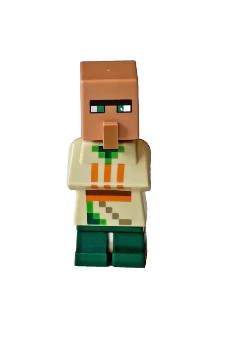 LEGO Villager Farmer Minifigure min075 Minecraft Desert Outfit 21160 (B)