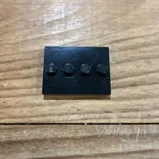 Lego New Tiles Modified 3 x 4 w/ 4 Studs in Center