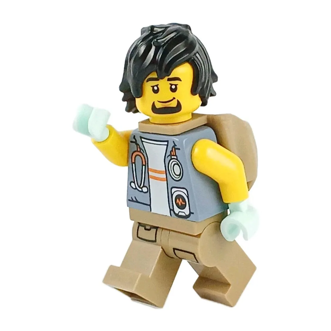 LEGO® CITY  Jungle Explorer Medic Minifigure™ Open Backpack cty1780